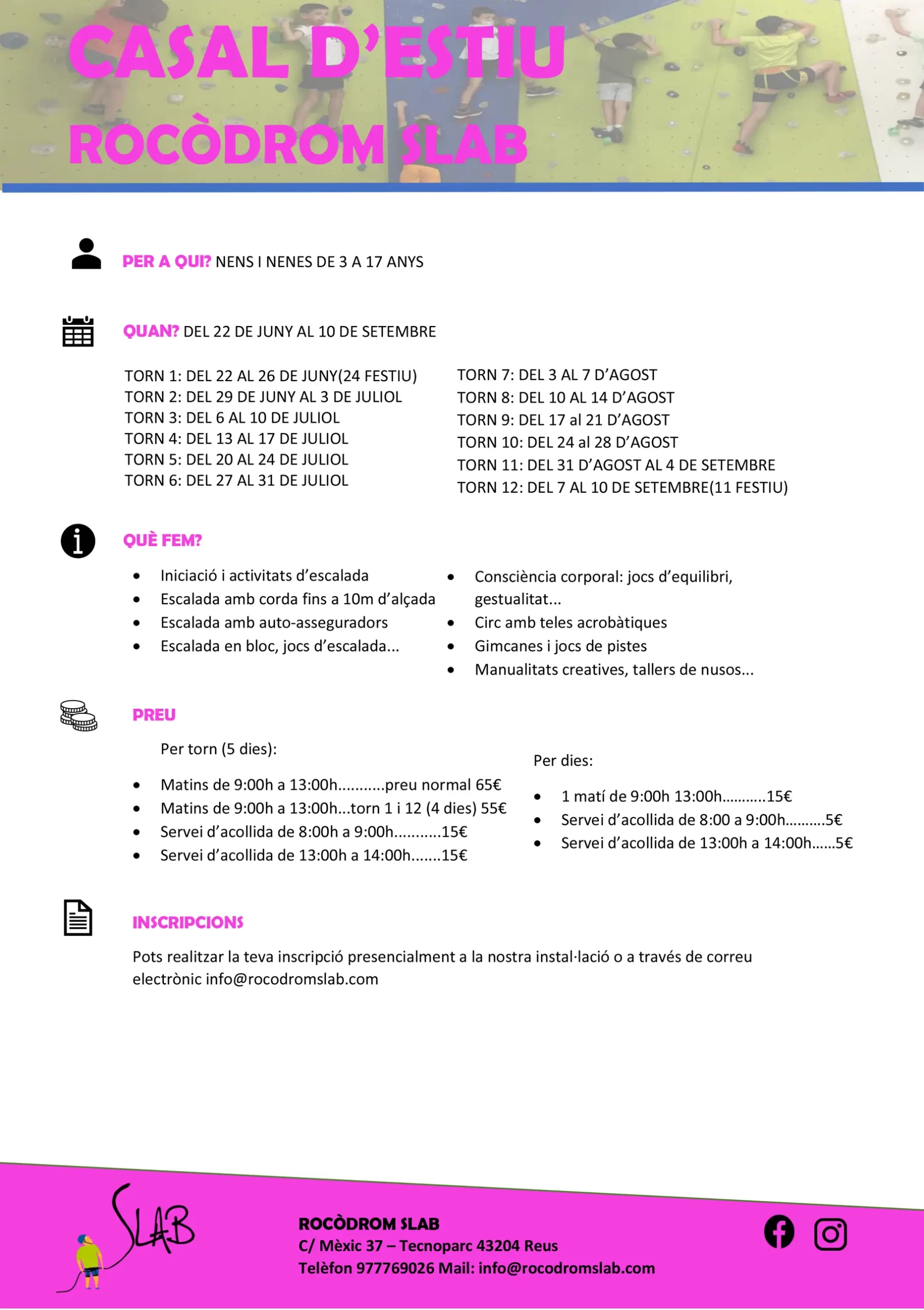 Information Summer House 2026